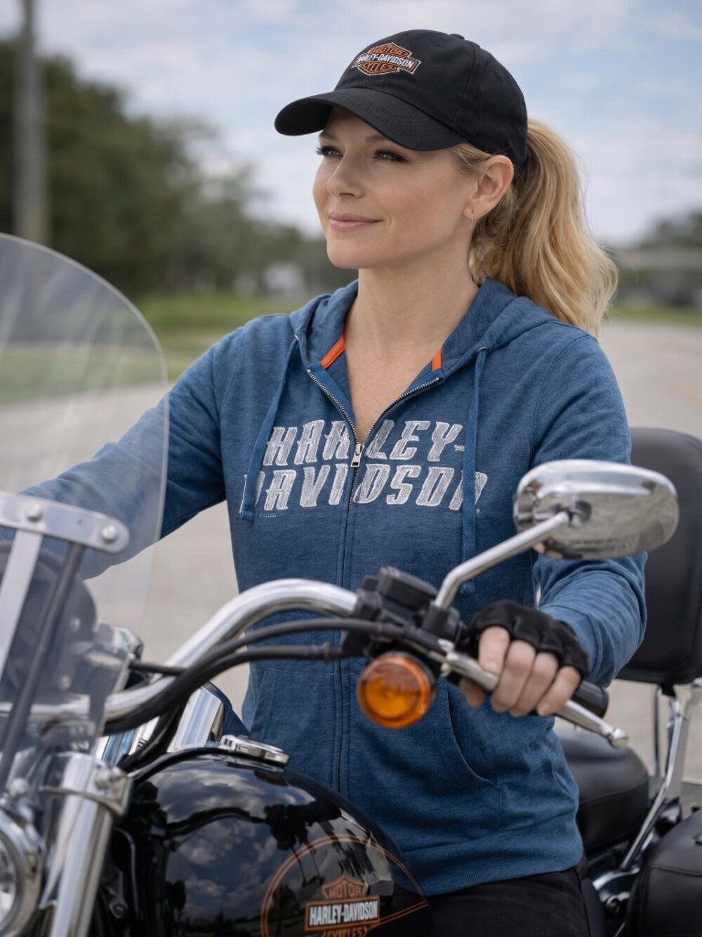 HARLEY -DAVIDSON WOMENS HOODIE